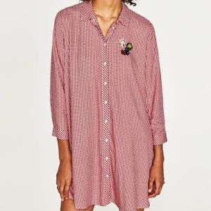Zara gingham dress!!